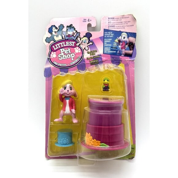 Vintage Littlest Pet Shop Tree House Gang Hat Trick Viv 1995 Kenner CARDED - Picture 1 of 4